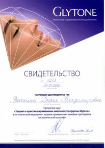 Сертификаты Войкина Дарья Владимировна 28