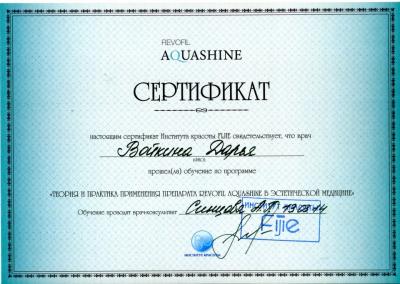 Сертификаты Войкина Дарья Владимировна 30